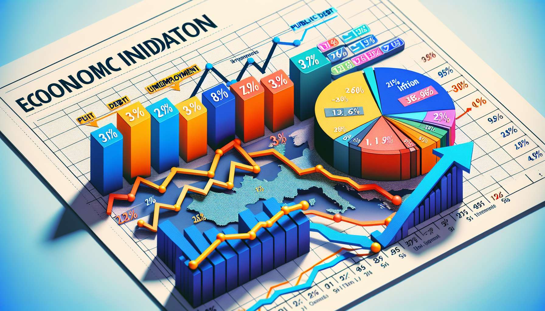 Indicadores Econômicos na Europa: Desemprego em Alta, Dívida Pública em Crescimento e Inflação em Destaque neste 6º Dia da Semana