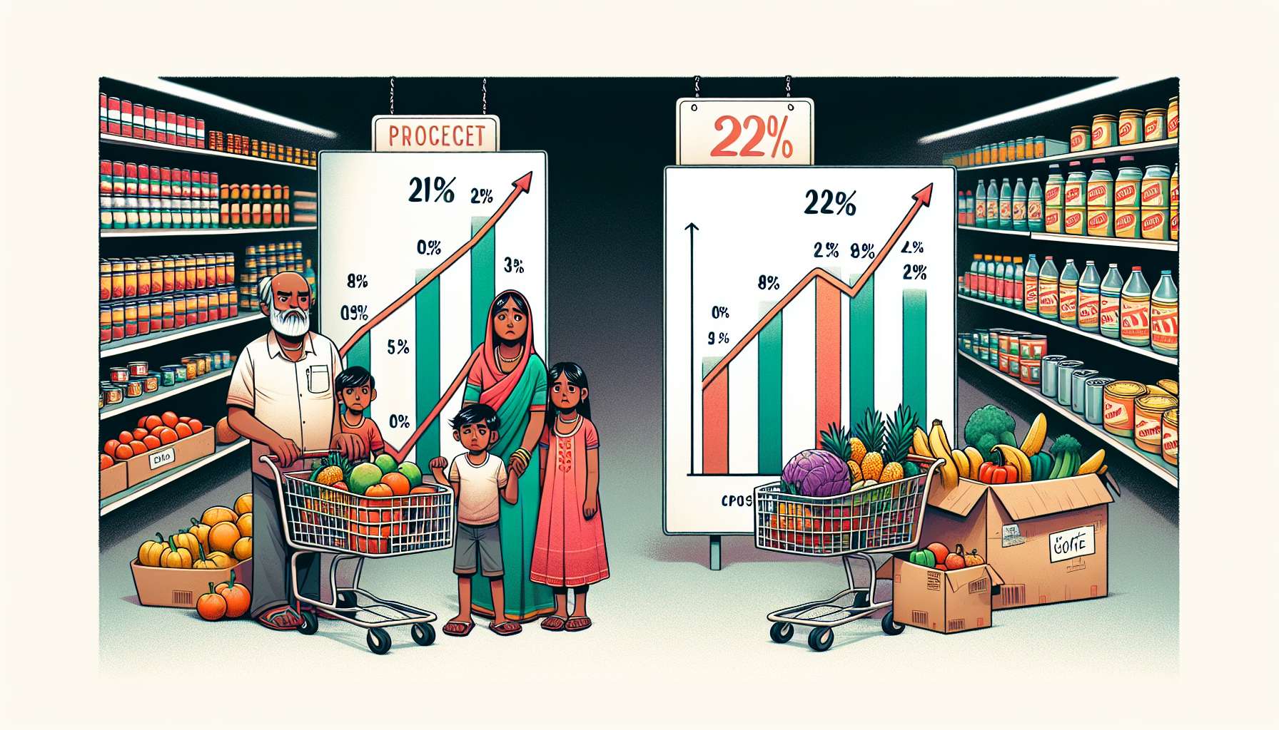 Impacto crescente no orçamento familiar: alimentação consome 22% da renda das famílias mais pobres e pressiona economia doméstica