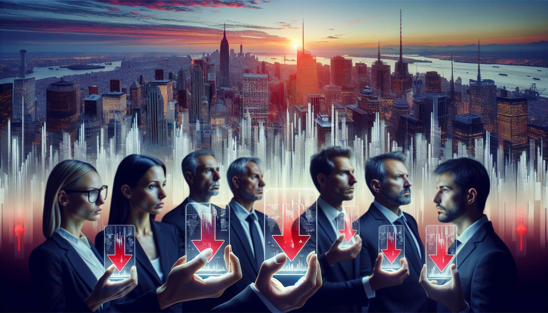Mercado Financeiro: Futuros de Nova York Iniciam Semana em Queda, Deixando Investidores Sem Perspectivas Positivas e Aumentando Incertezas nas Projeções Econômicas para a Segunda-Feira