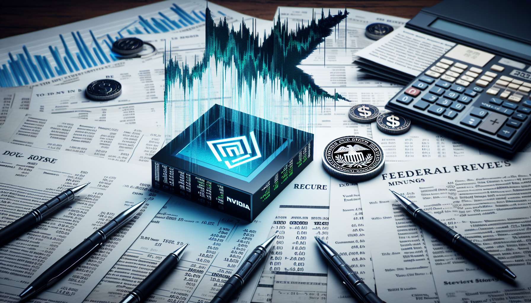 Mercado Futuro do Dow Jones Apresenta Queda em Anticipação aos Resultados Financeiros da Nvidia e Publicação da Ata do Federal Reserve, Deixando Investidores em Estado de Alerta