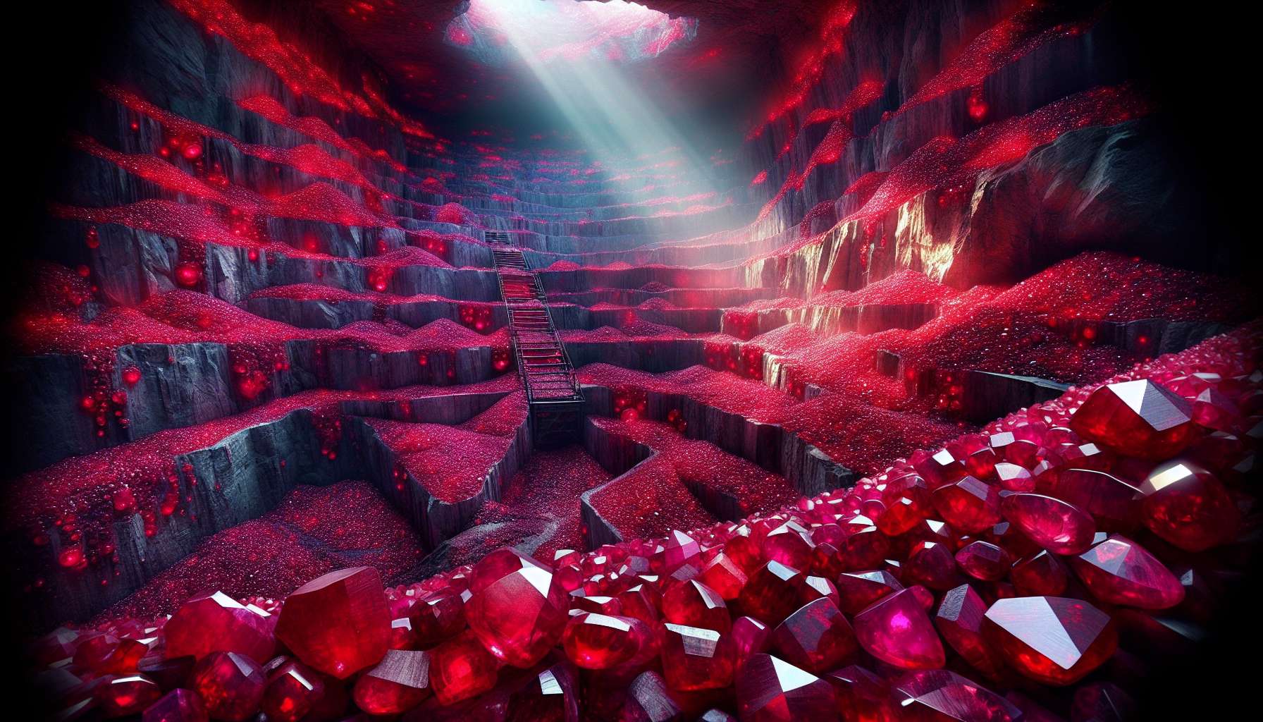 Descubra a Gigantesca Mina de Rubis de 340 km²: O Maior Tesouro de Cristais Excepcionais com Rubis Ultrapassando 40 Quilates