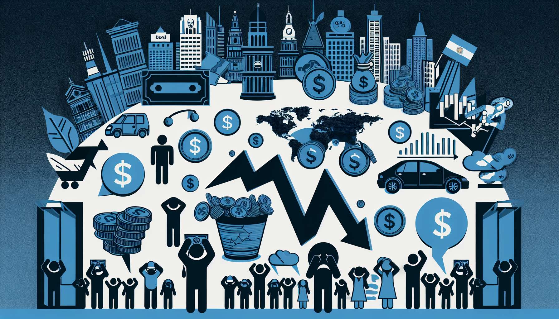 Crise Financeira na Argentina se Intensifica: Crescente Inadimplência sob Governo Milei Abala Setor de Crédito e Aprofunda Instabilidade Econômica no País