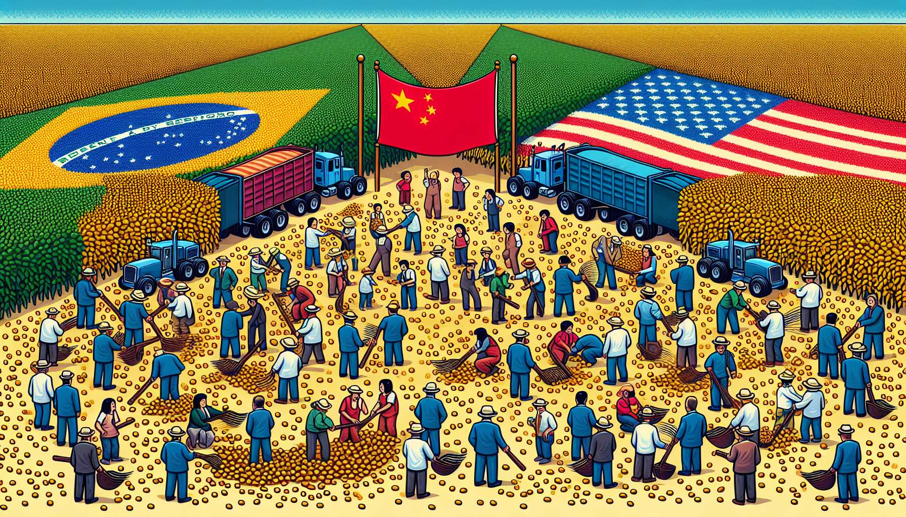 Disputa entre Brasil e EUA pelo mercado chinês de soja esquenta