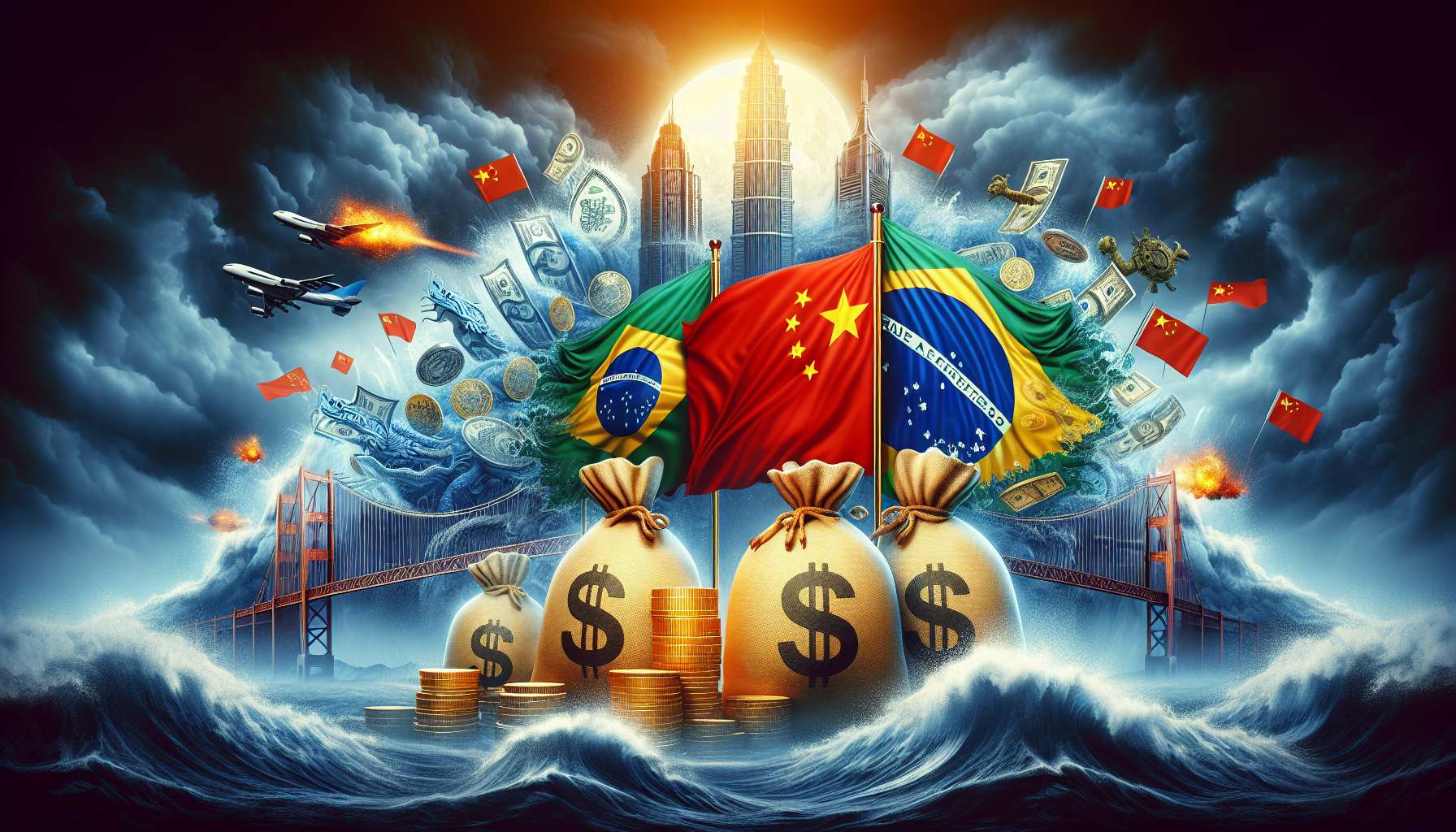 China Aumenta Investimentos no Brasil em Resposta às Tarifas de Trump
