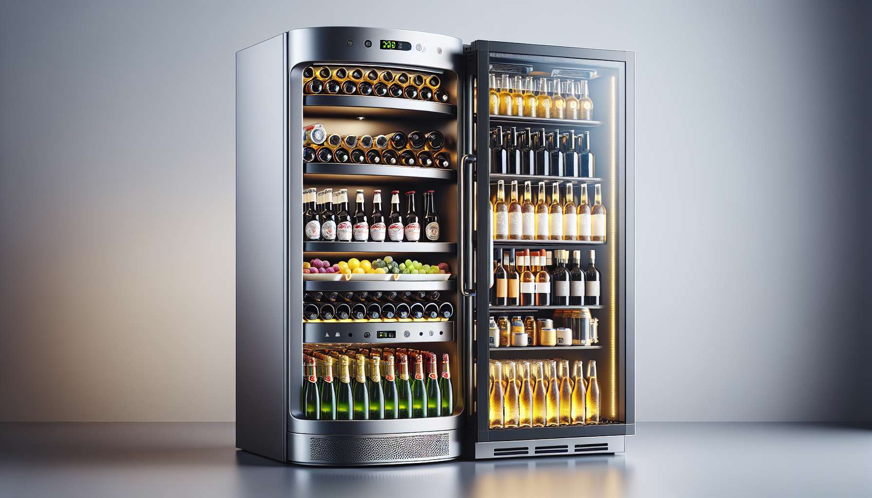 Cervejeira versátil: adega e frigobar em um só aparelho
