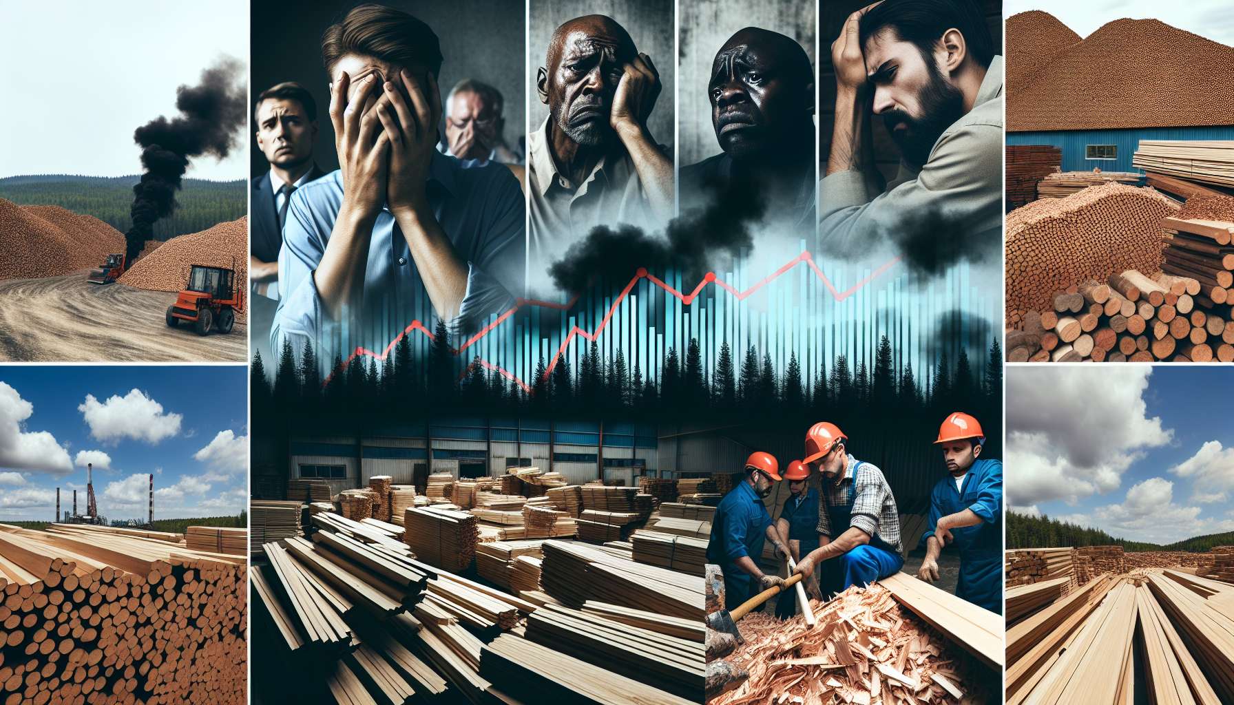 Impacto do tarifaço ameaça milhares de empregos no setor madeireiro